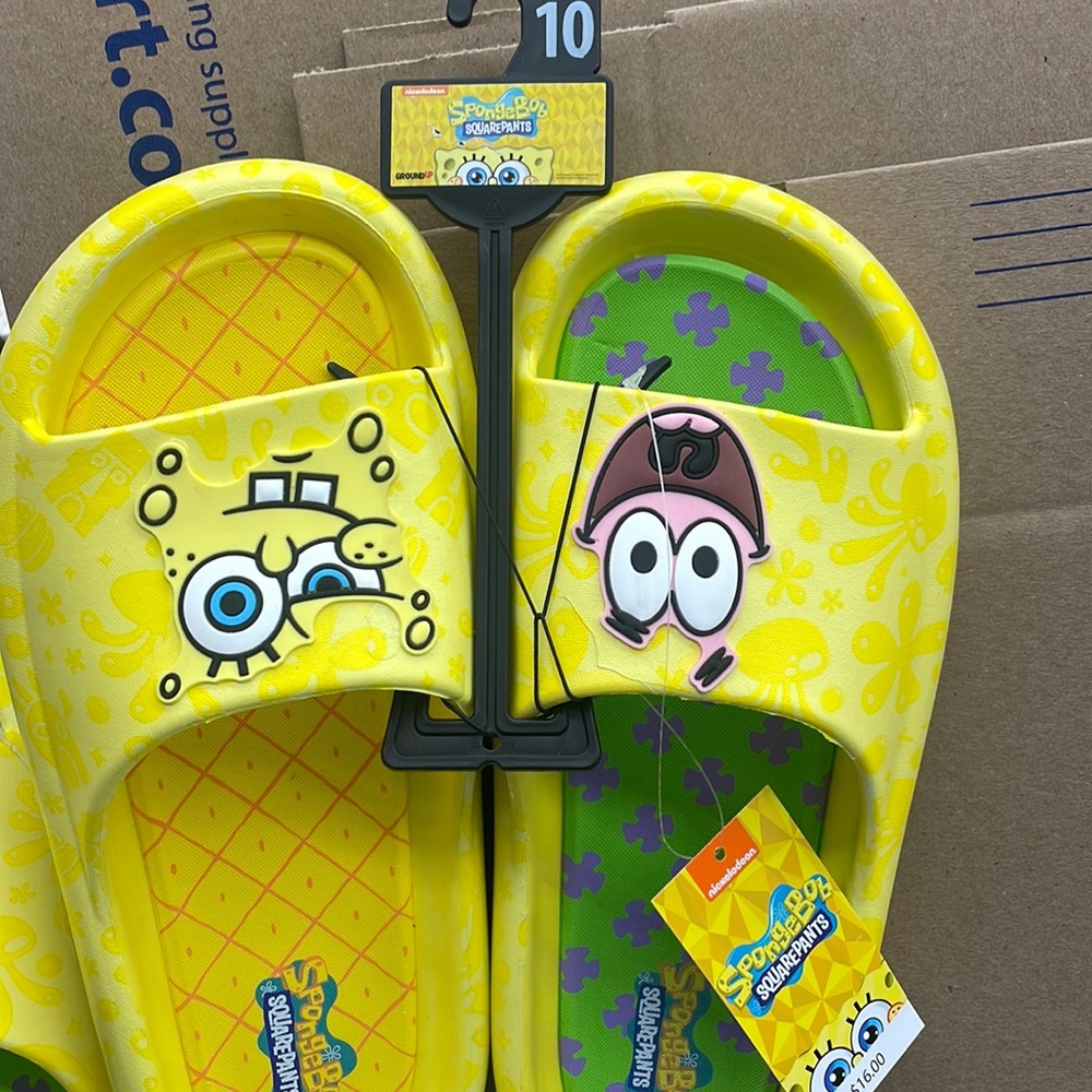 SpongeBob Square Pants Size 10 Mens